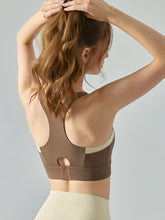 Women's vest , sports and fitness top, yoga gathering bra, running training